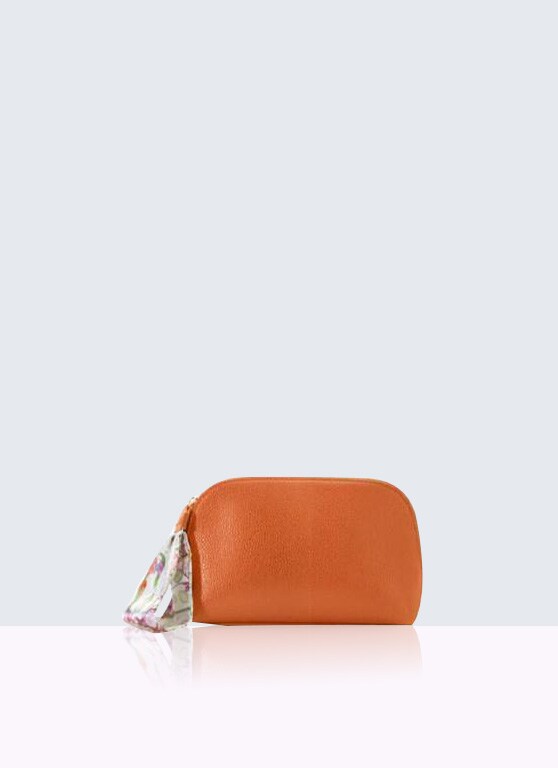Orange Pebble Companion Bag